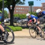 group cycling fast