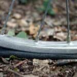 flat bicycle tire