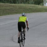 cyclist riding