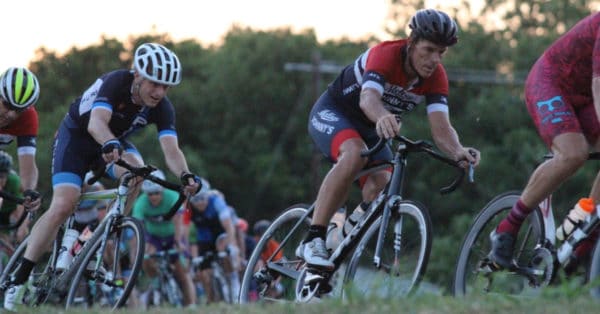 cyclists racing