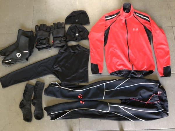 25 degrees what to wear on a road bike