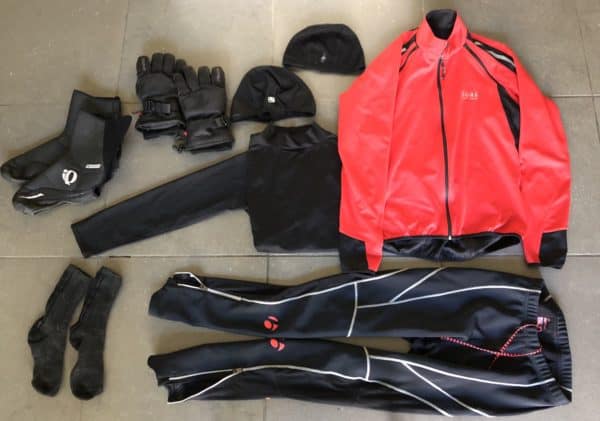 30 degree weather cycling apparel list