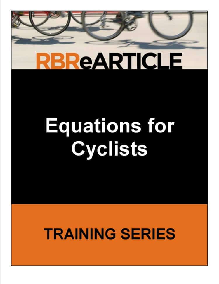 Equations for Cyclists
