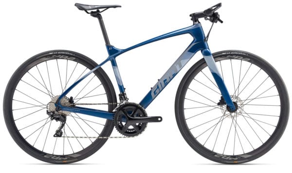 giant hybrid bike with flat bars
