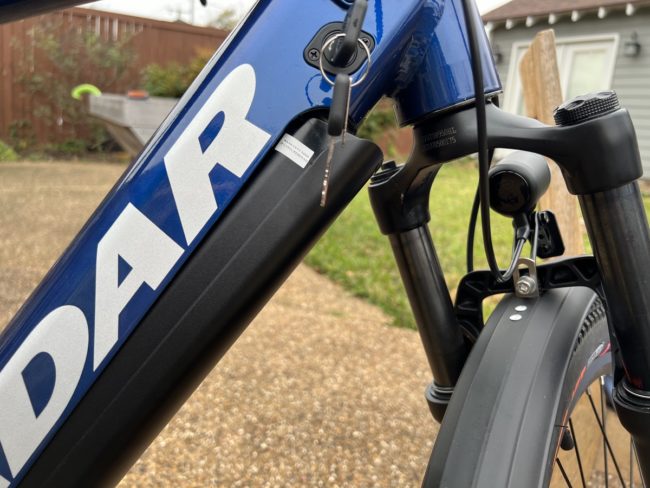 avadar c3 ebike with key in battery