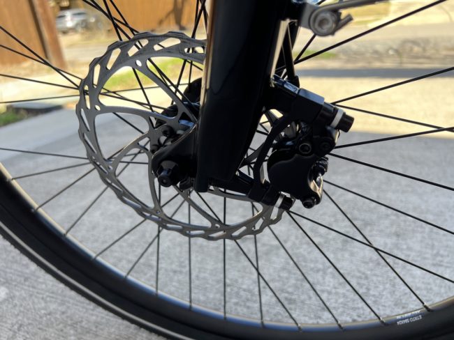 RadCity 5 hydraulic brakes and rotor
