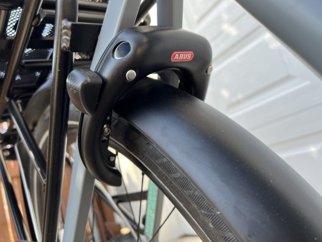 Abus lock on cero ebike