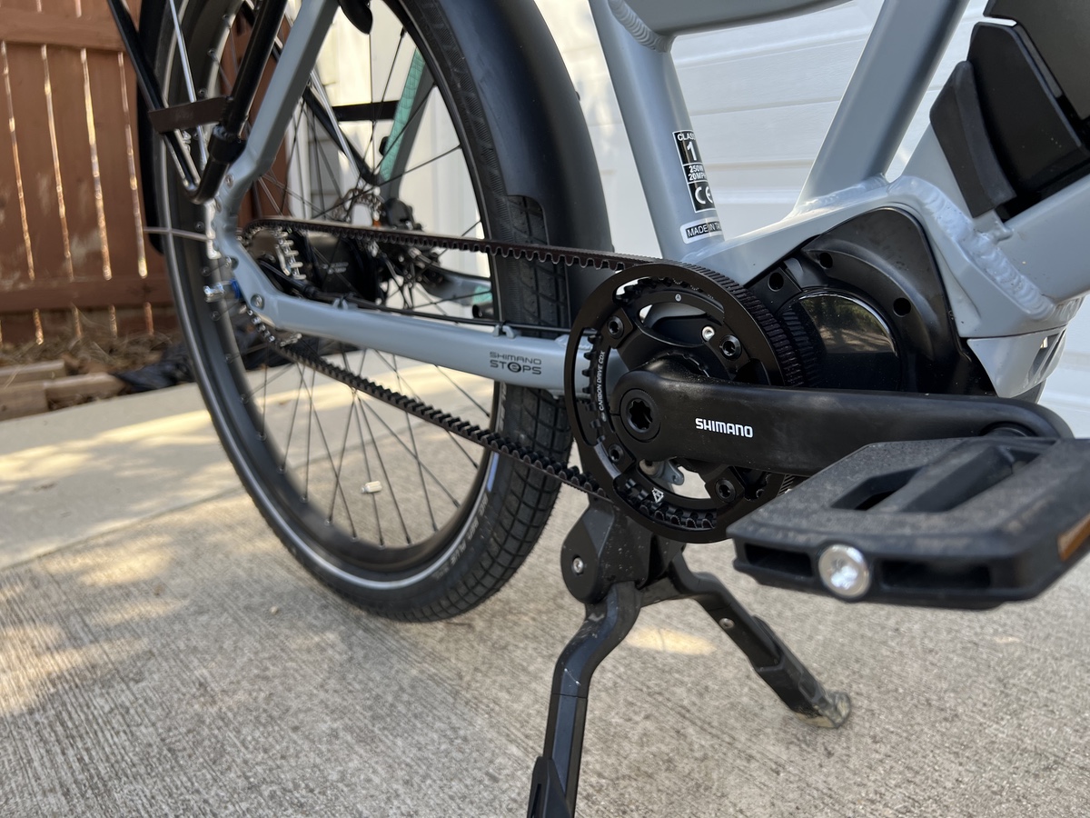 Cero One Shimano motor and Gates Belt drive