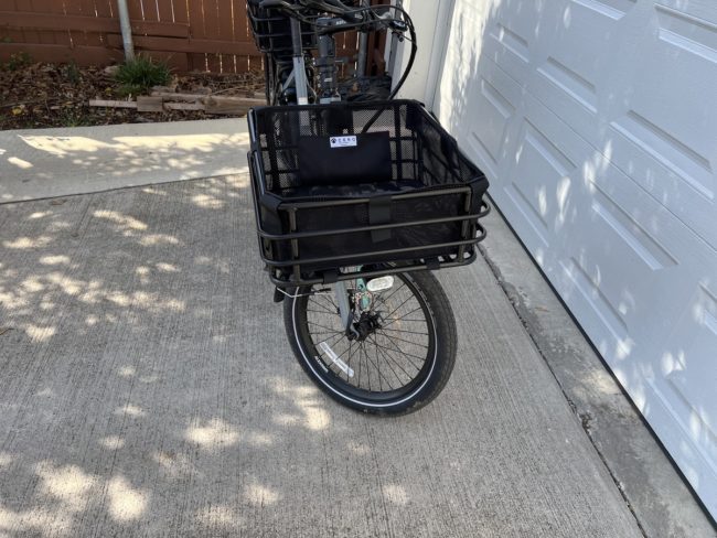 CERO front tire, big front basket