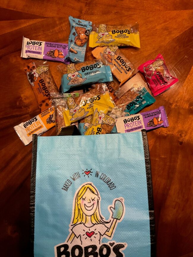 Bobo's oat bar selection of bars