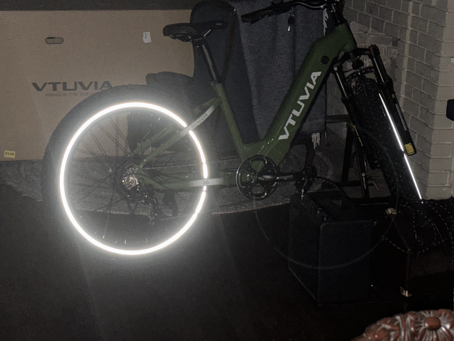 Reindeer reflective tires