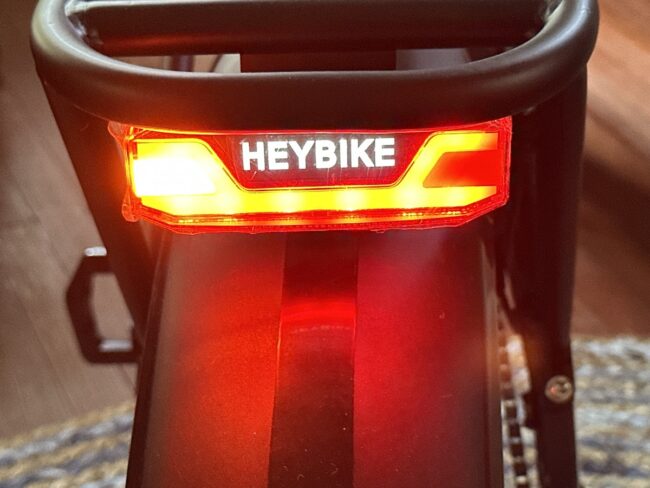 Heybike rear blinker