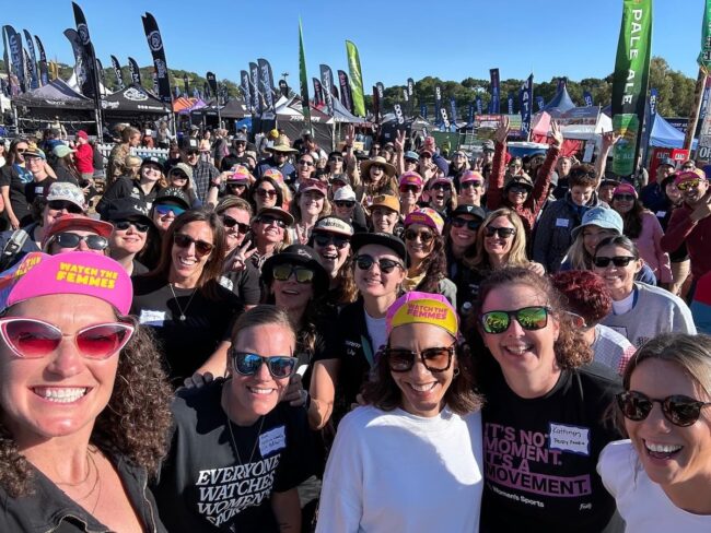 crowd for the uplift panel at sea otter classic expo 2024