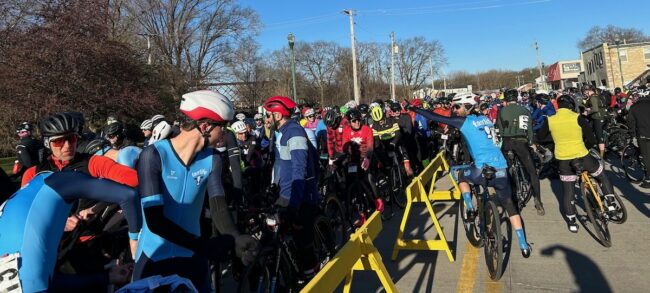 start line of rough road 100