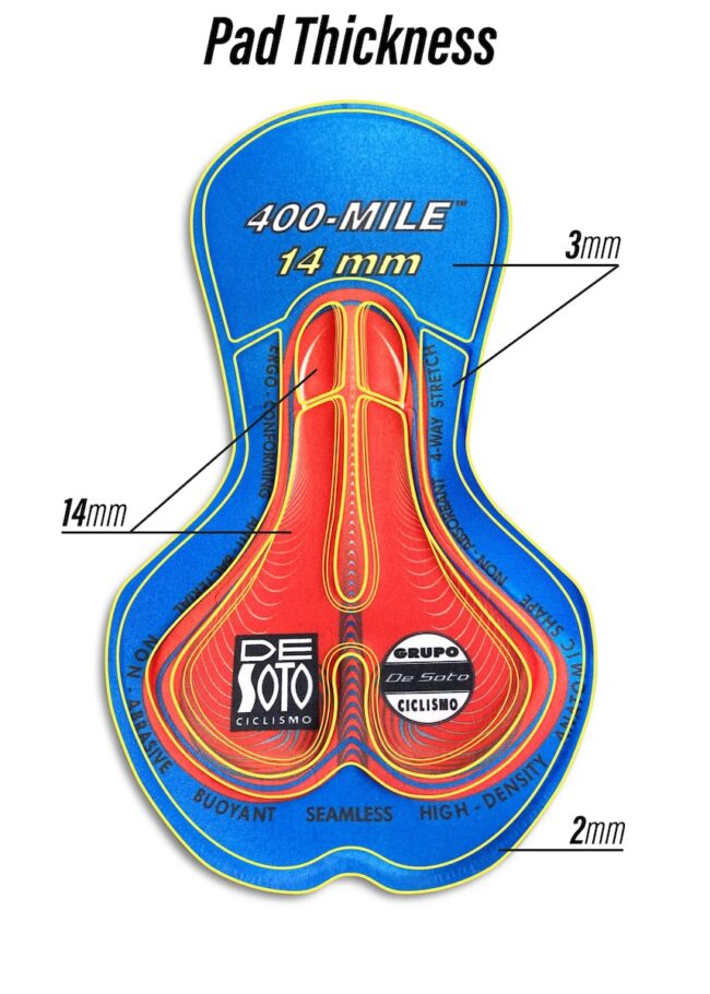 400-Mile Bib Short chamois