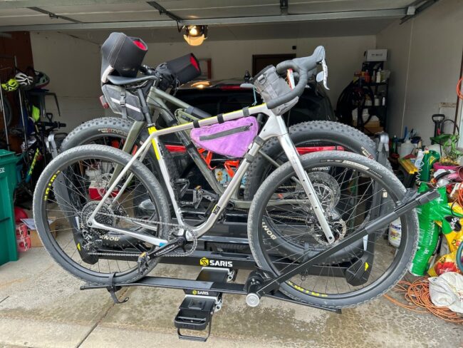 Saris Rack review bikes on rack