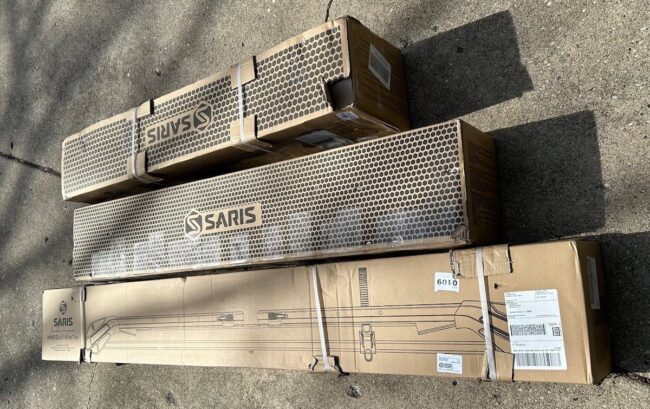 Saris Rack review boxes
