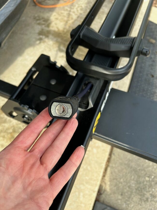 Saris Rack review integrated lock