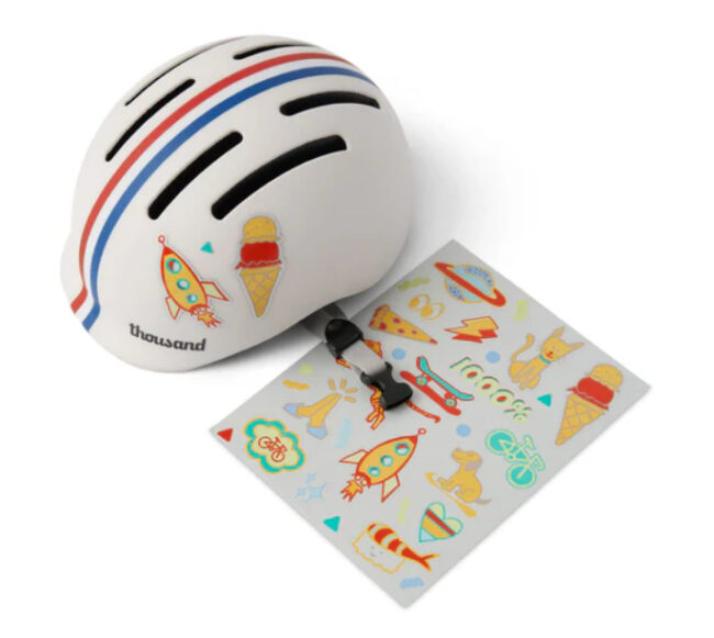 Thousand helmet stickers