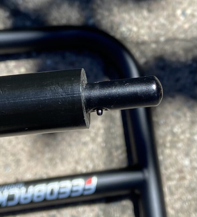 Feedback Sports Scorpion Bike Stand pin