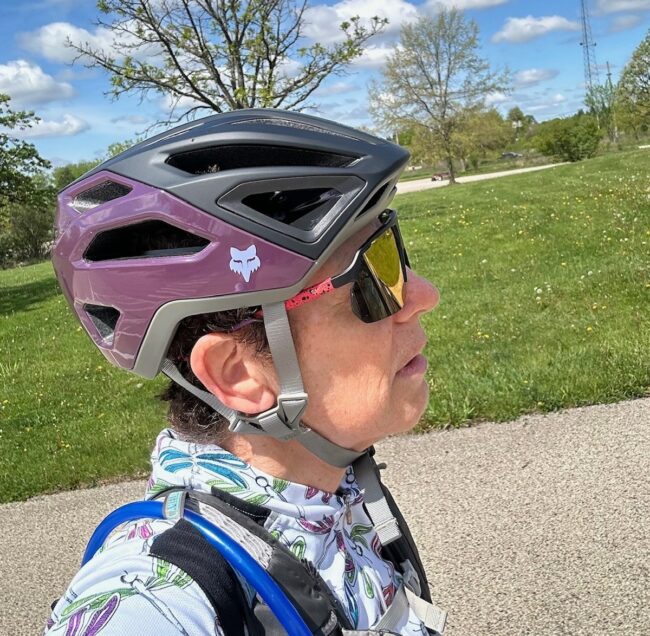 Fox Racing Crossframe Pro Helmet side view