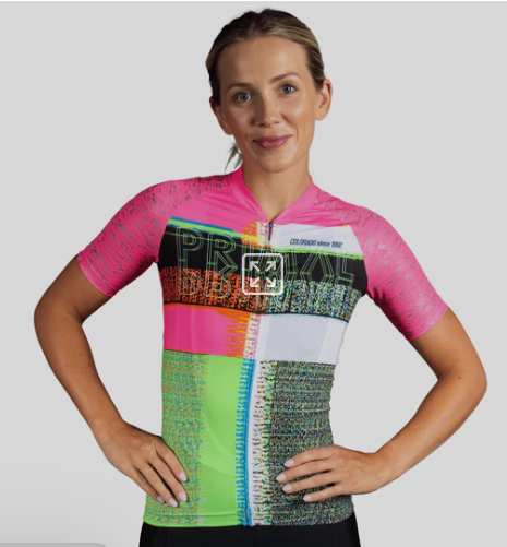 Neon Flicker Omni Short Sleeve Jersey front