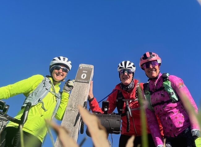 cyclists mile 0