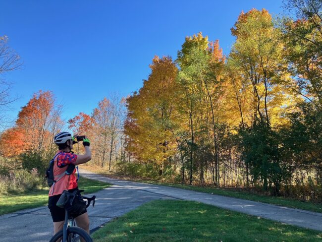 Oak Leaf on cycling tour