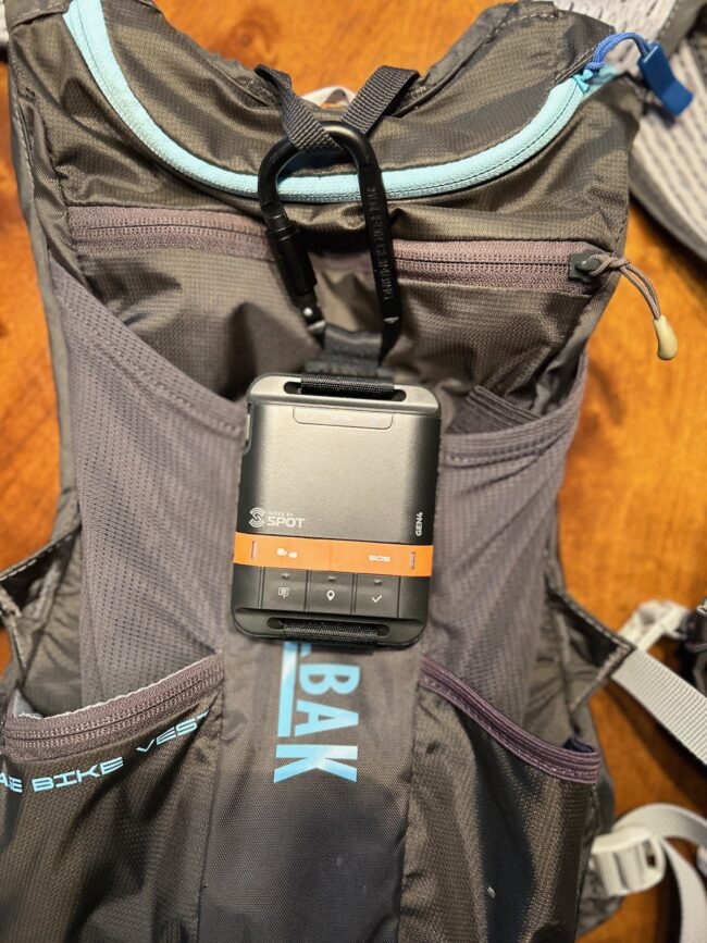 SPOT GEN4 Tracker on Camelback