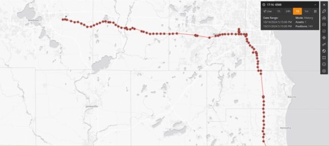 SPOT GEN4 Tracker Map