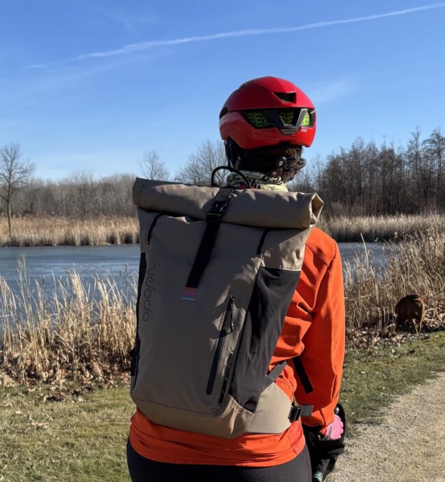 Velocio's pack rear view
