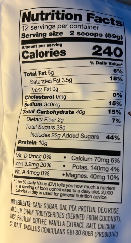 skratch nutrition facts