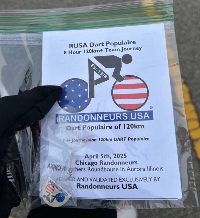 Randonneurs USA team journey