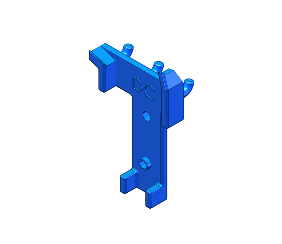 3D Printed Part Tool Holder closeup view