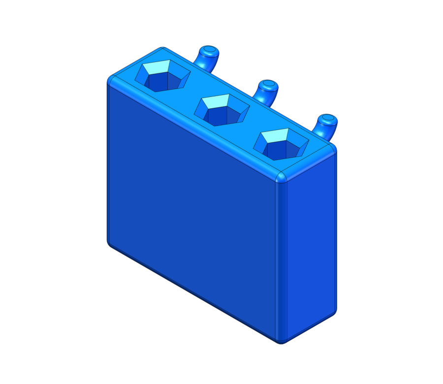 3D Printed Part Tool Holder closeup