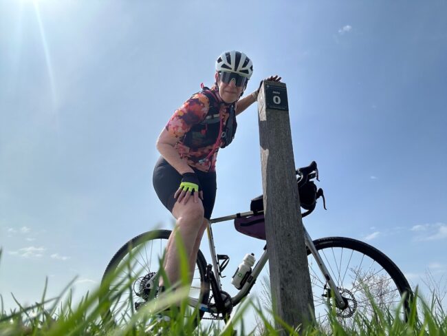 mile zero cyclist