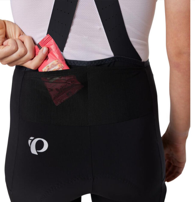 Pearl Izumi’s Women’s Expedition PRO bib shorts lumbar pocket