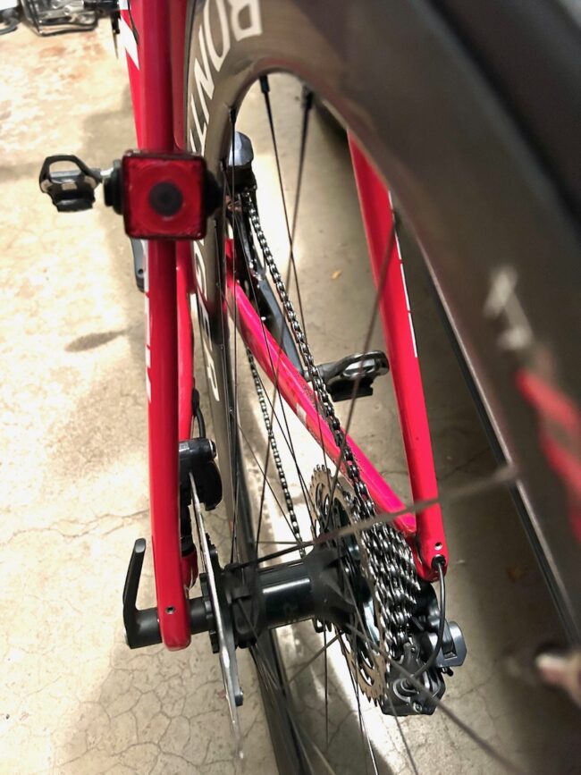 Blinky mounted cycling light
