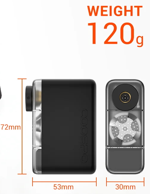 Coospo X1 Mini Electric Pump weight