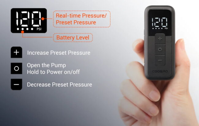 Coospo X1 Mini Electric Pump demo
