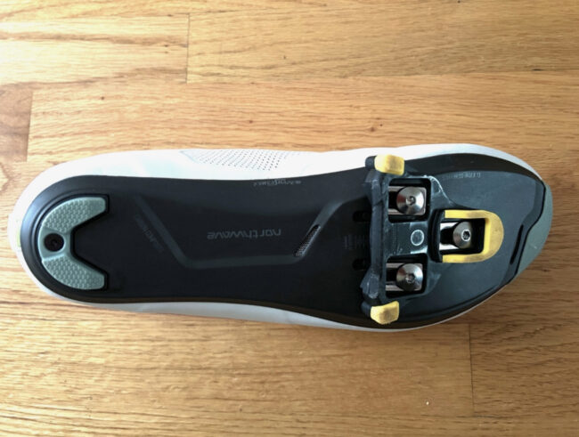 bottom of northwave cycling shoe