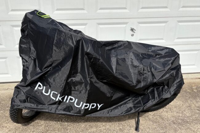 Puckipuppy Boxer ST Ebike with cover