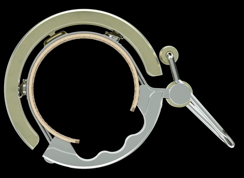 Knog Oi Luxe Bike Bell overhead view