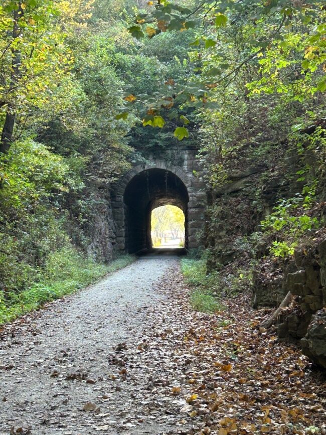 bike trip tunnel