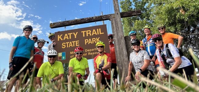bike trip group shot