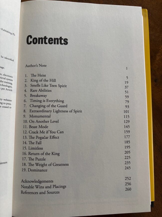 unstoppable table of contents