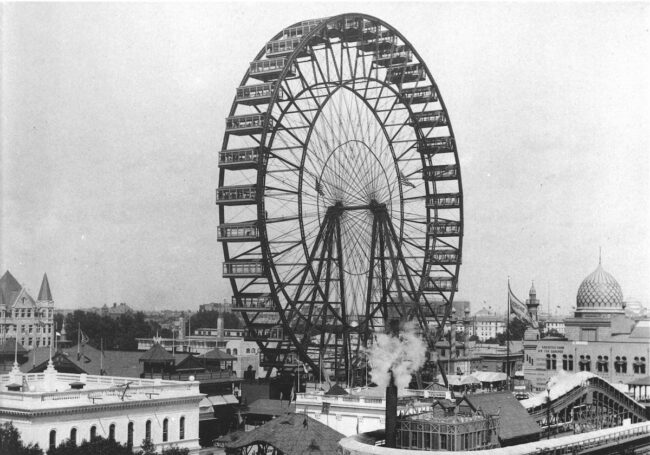 Historic photo ferris wheel