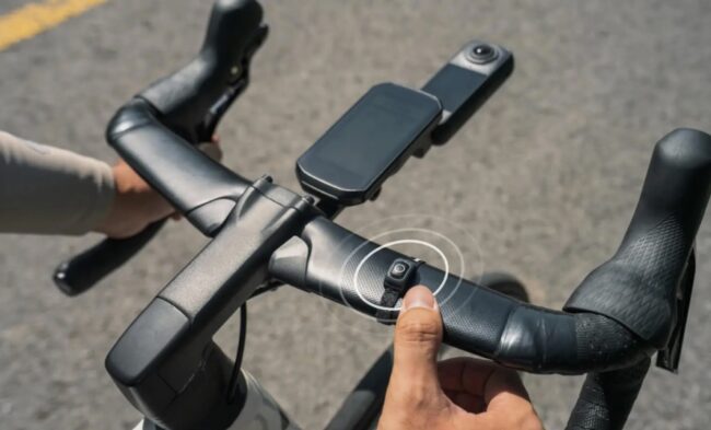 Insta360 bike mounted camera rear view camera