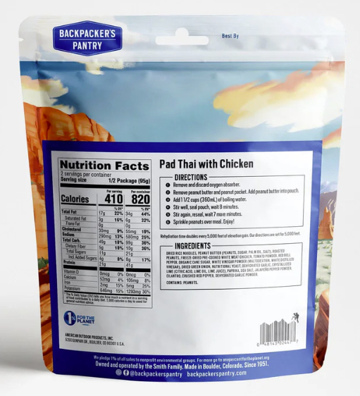 Nutritional Info - Chicken Pad Thai