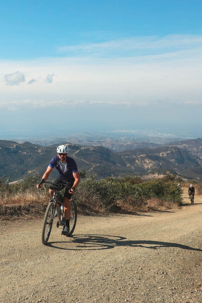 Lennard Zinn riding